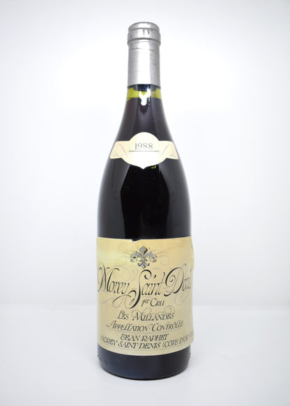 Bouteille Morey-Saint-Denis 1er Cru Les Millandes 1988 Jean Raphet