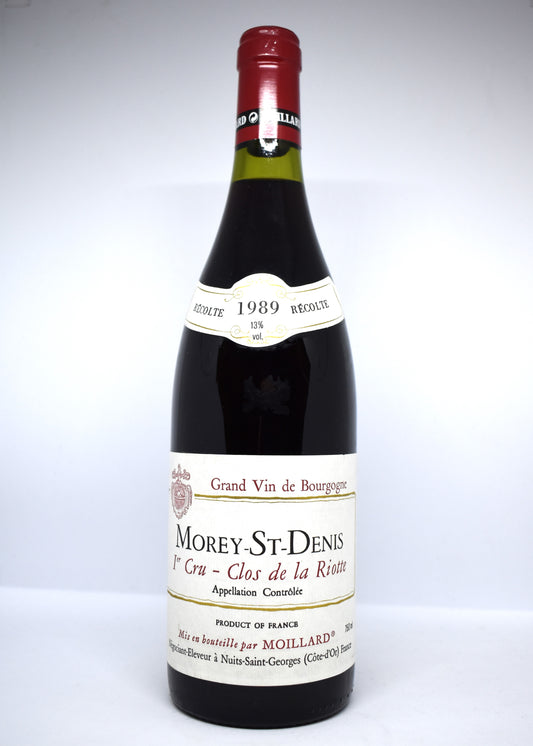 Morey-St-Denis 1er cru 1989 "Clos de la Riotte" - Moillard