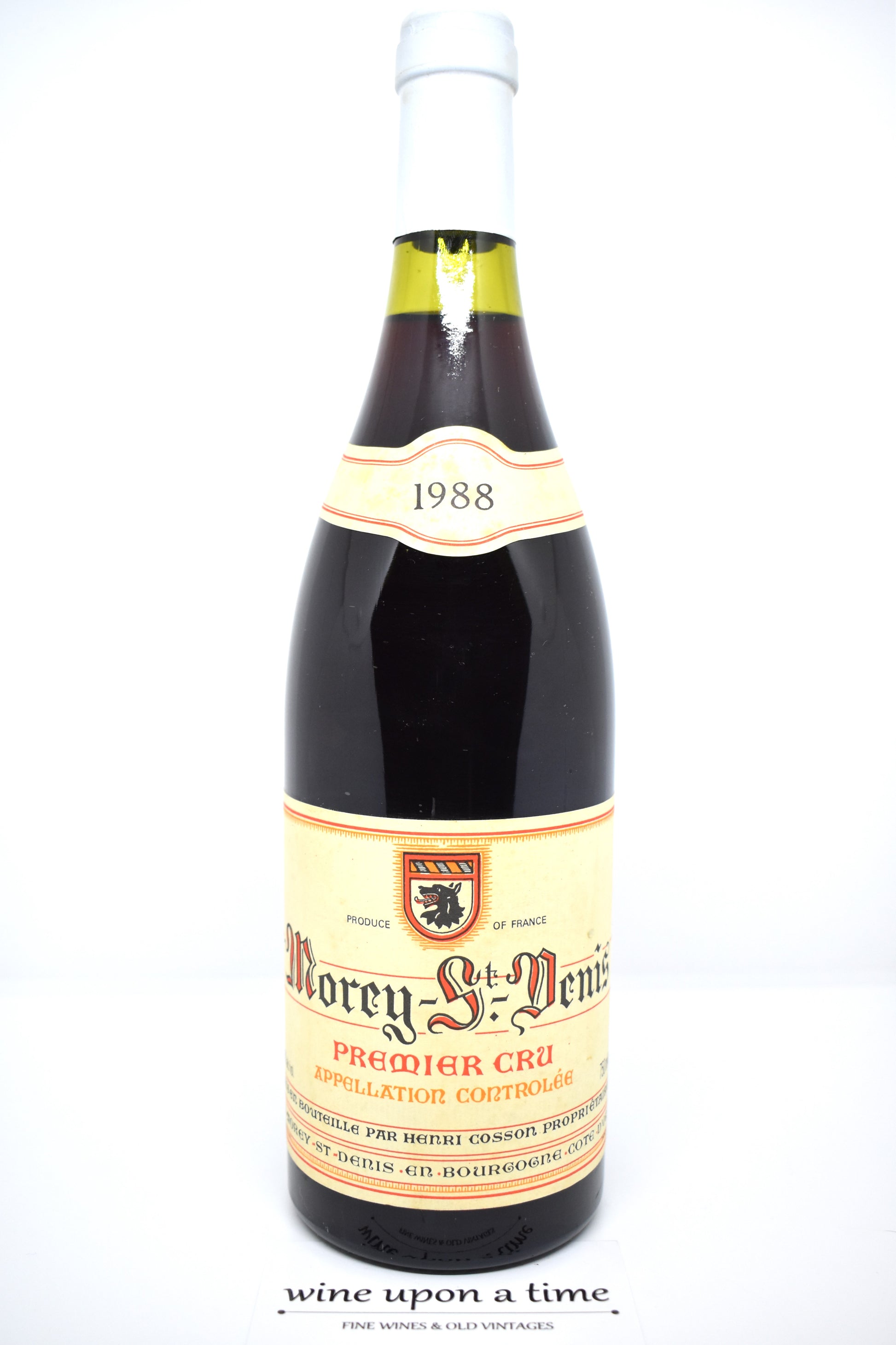 Vin de 1988 à offrir, Morey-Saint-Denis 1er Cru, belle découverte connaisseurs