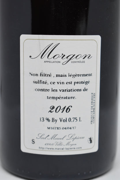 Morgon 2016 - Marcel Lapierre