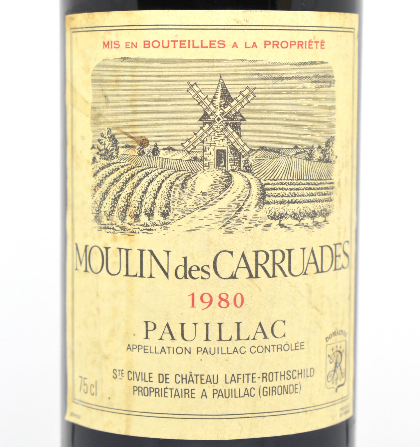 Carruades de Lafite 1980 commander en ligne