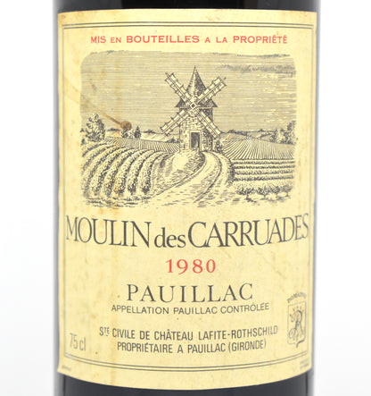 Carruades de Lafite 1980 commander en ligne