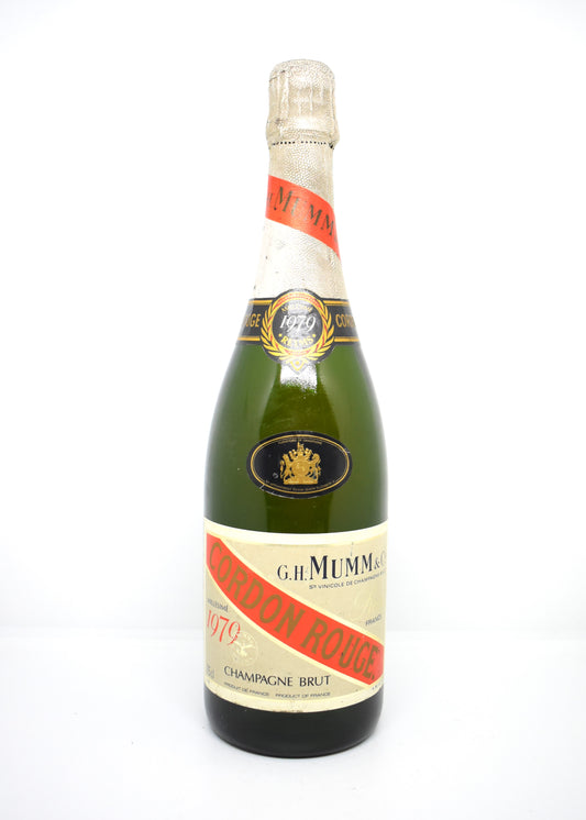 Achat Champagne Mumm 1979 état collection neuf