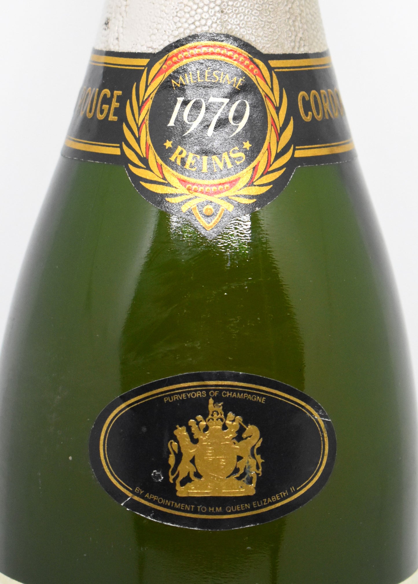 Rare 1979 vintage Champagne bottle in mint condition