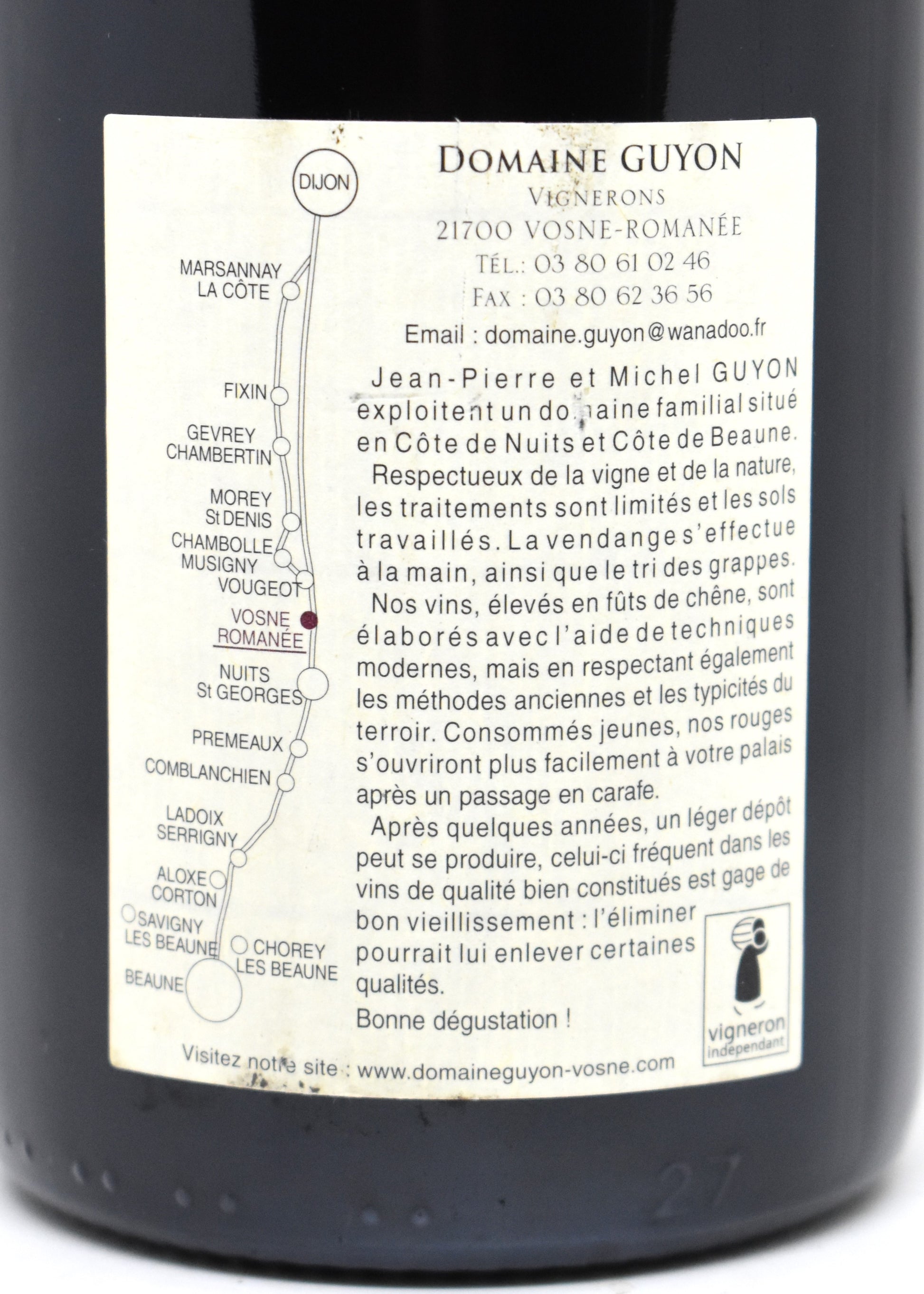  Bourgogne millésime 2010 vin de collection - Pinot Noir Nuits-Saint-Georges 2010