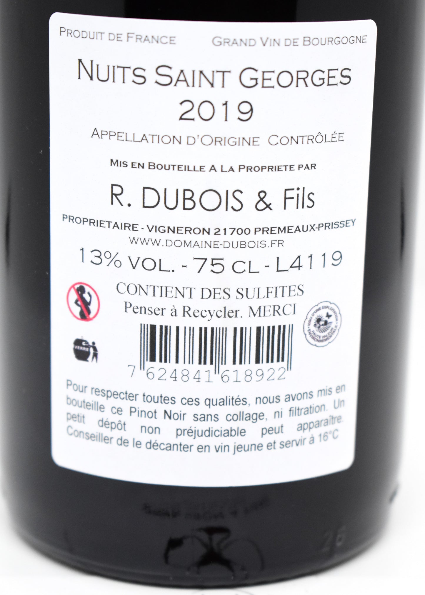 Nuits-Saint-Georges Les Plantes aux Barons 2019 tasting notes