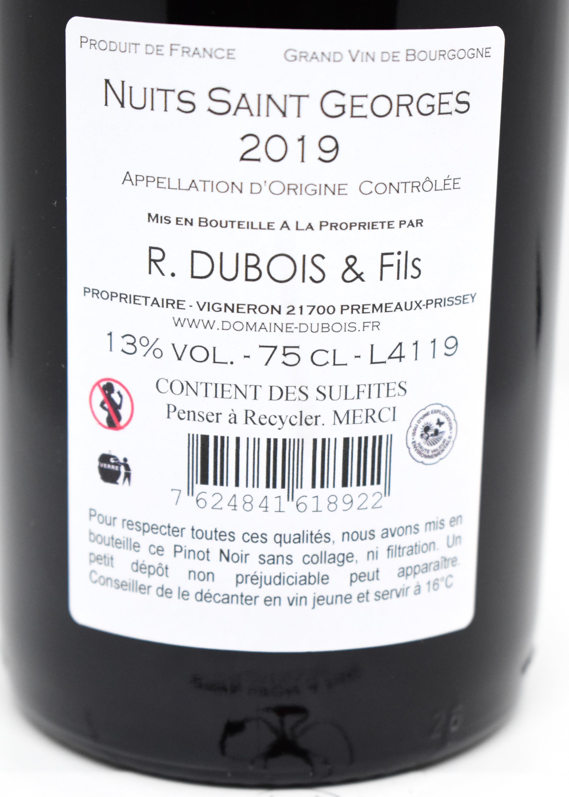 Nuits-Saint-Georges Les Plantes aux Barons 2019 tasting notes