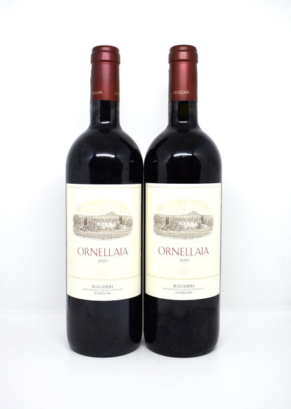 Top rated Super Tuscan red wine for fine dining buy a bottle of Ornellaia 2011