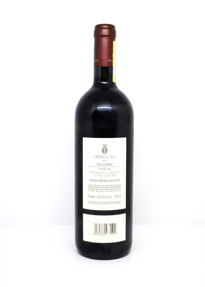 Rare high end Italian red wine bottle buy a bottle of Ornellaia 2011 Bolgheri Superiore