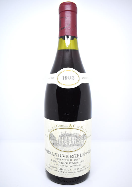 Bourgogne Pernand-Vergelesses 1er Cru 1992, Les Vergelesses, cadeau 1992
