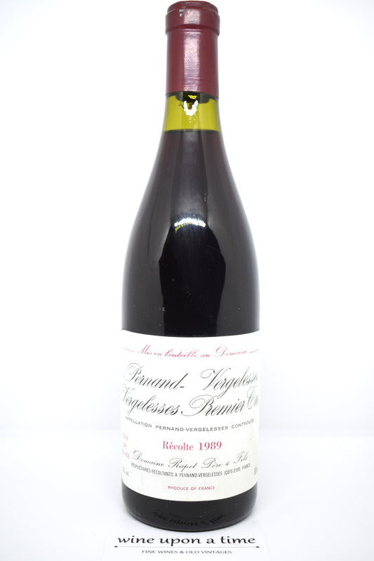 Pernand-Vergelesses 1er Cru 1989, cadeau millésime 1989, Bourgogne rouge