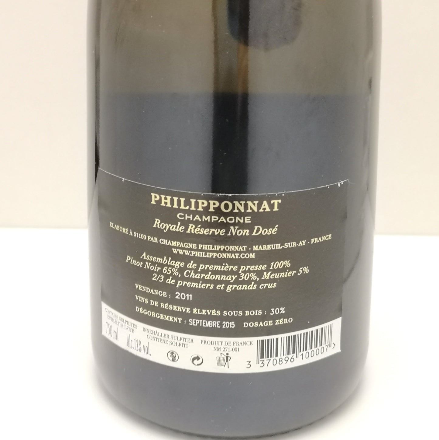 Champagne Philipponnat - Royale reserve undosed 2011 harvest