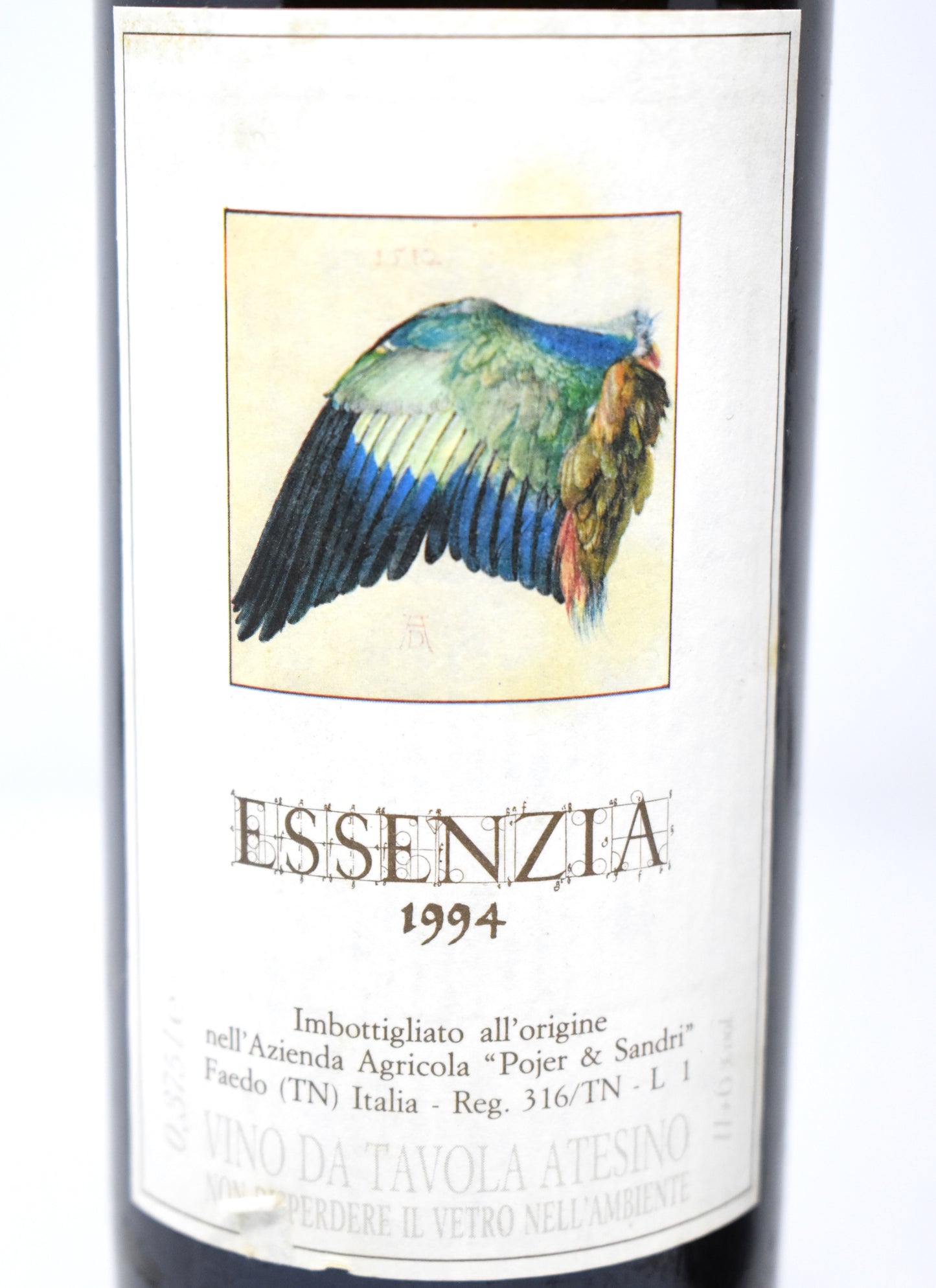 Essenzia 1994 - Dolomiti Bianco Raccolta Tardiva - Pojer e Sandri