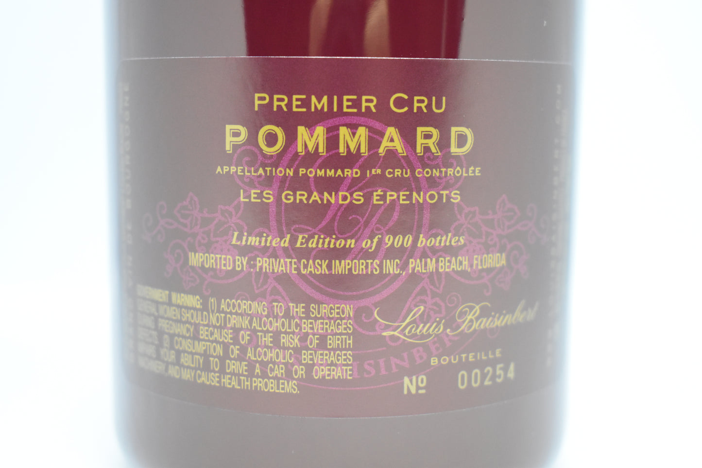 Pommard 1er cru "Les Grands Epenots" 2014 - Louis Baisinbert