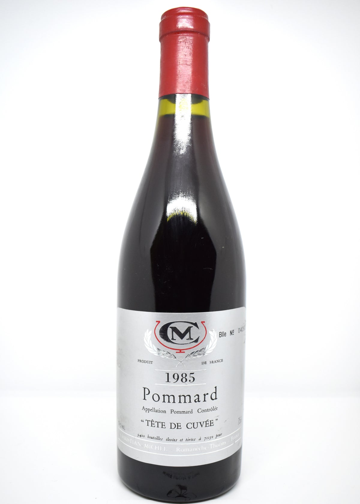 Pommard Tete de Cuvee 1985 Domaine Christian Michel bottle rare Burgundy wine