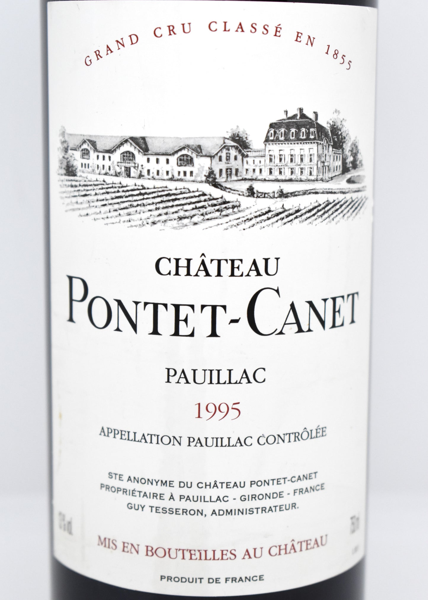 Pauillac 1995, Pontet-Canet, prêt à boire, repas de viande