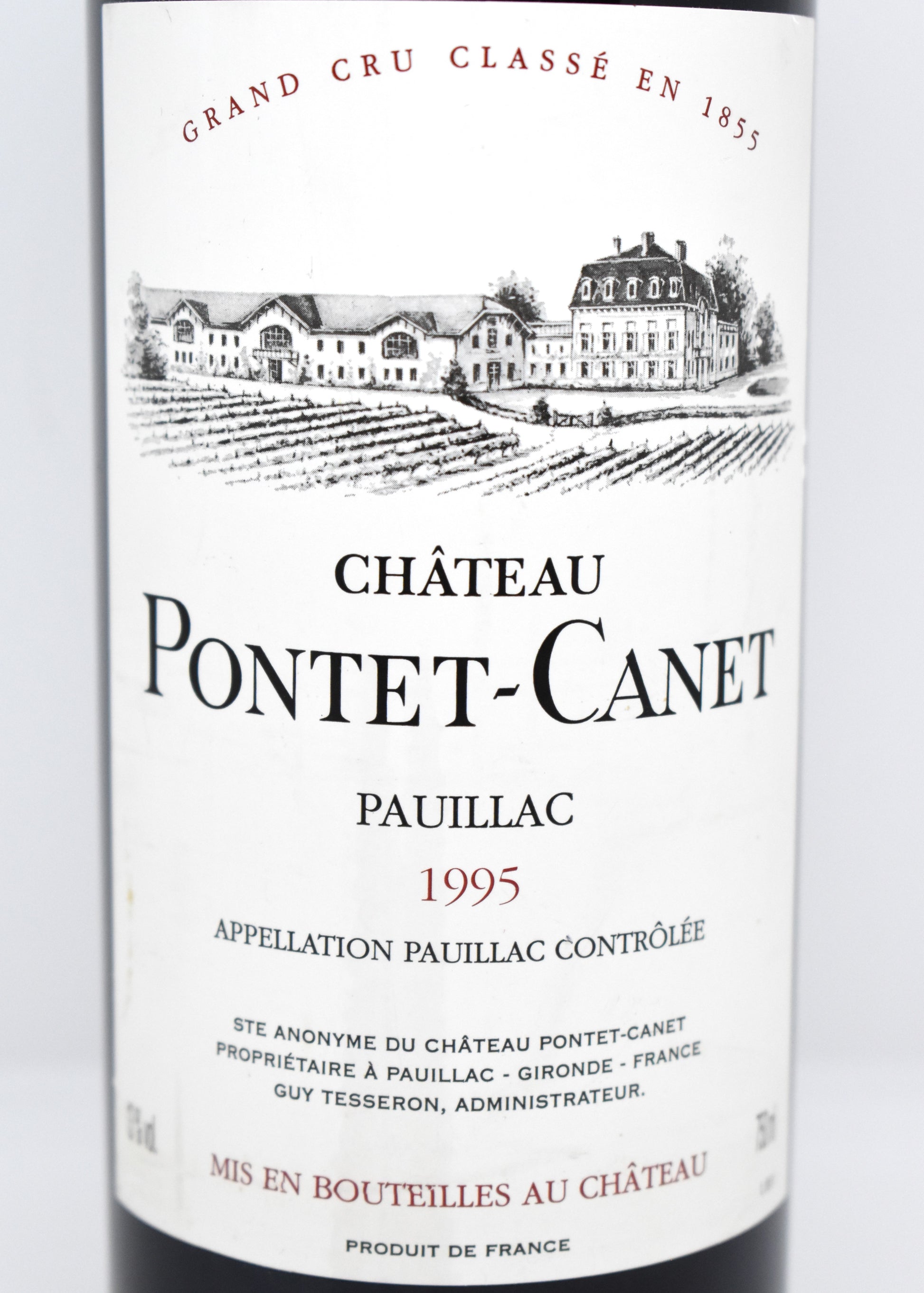 Pauillac 1995, Pontet-Canet, prêt à boire, repas de viande