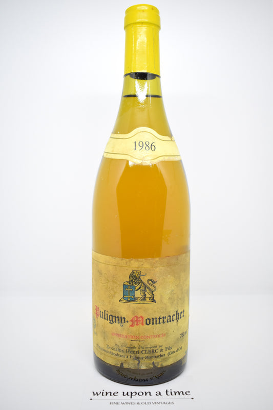 Puligny-Montrachet 1986, Bourgogne blanc, cadeau millésime 1986 pour amateur