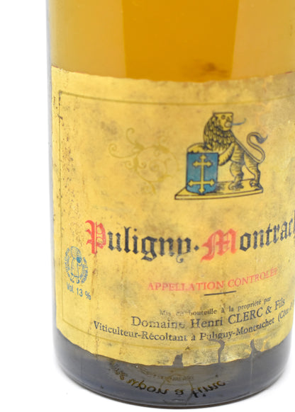 Puligny 1986, belle entrée en grands villages blancs de Bourgogne