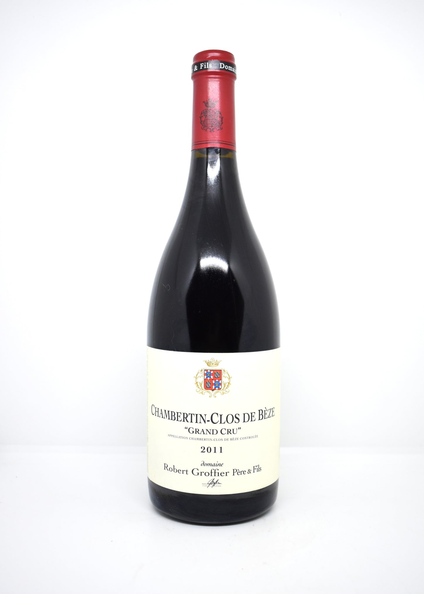 Chambertin Clos de Bèze Groffier 2011 - Flacon d'exception stocké sous température contrôlée