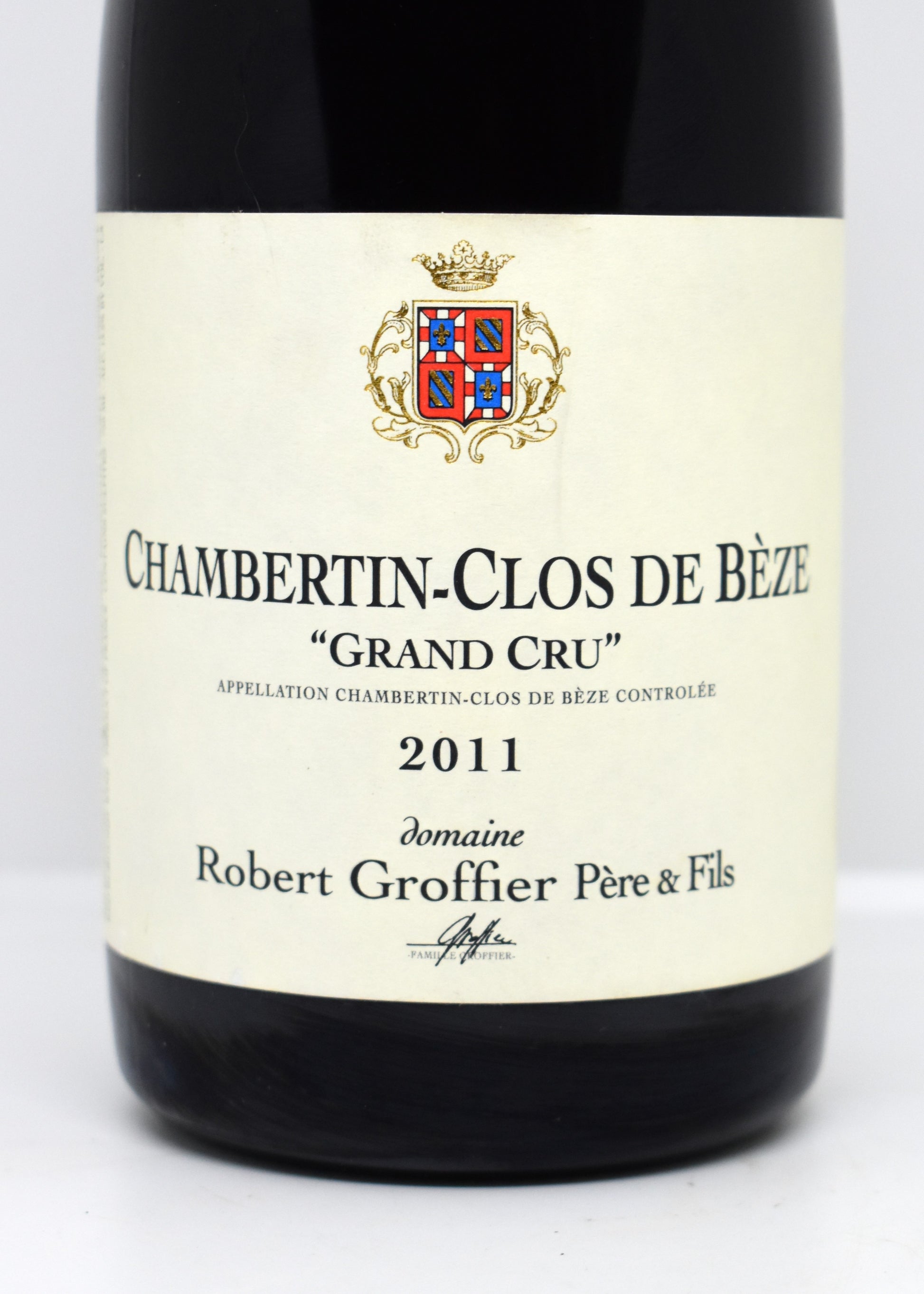 Achat grand cru 2011 livraison sécurisée France Suisse - Chambertin Clos de Bèze Groffier 2011