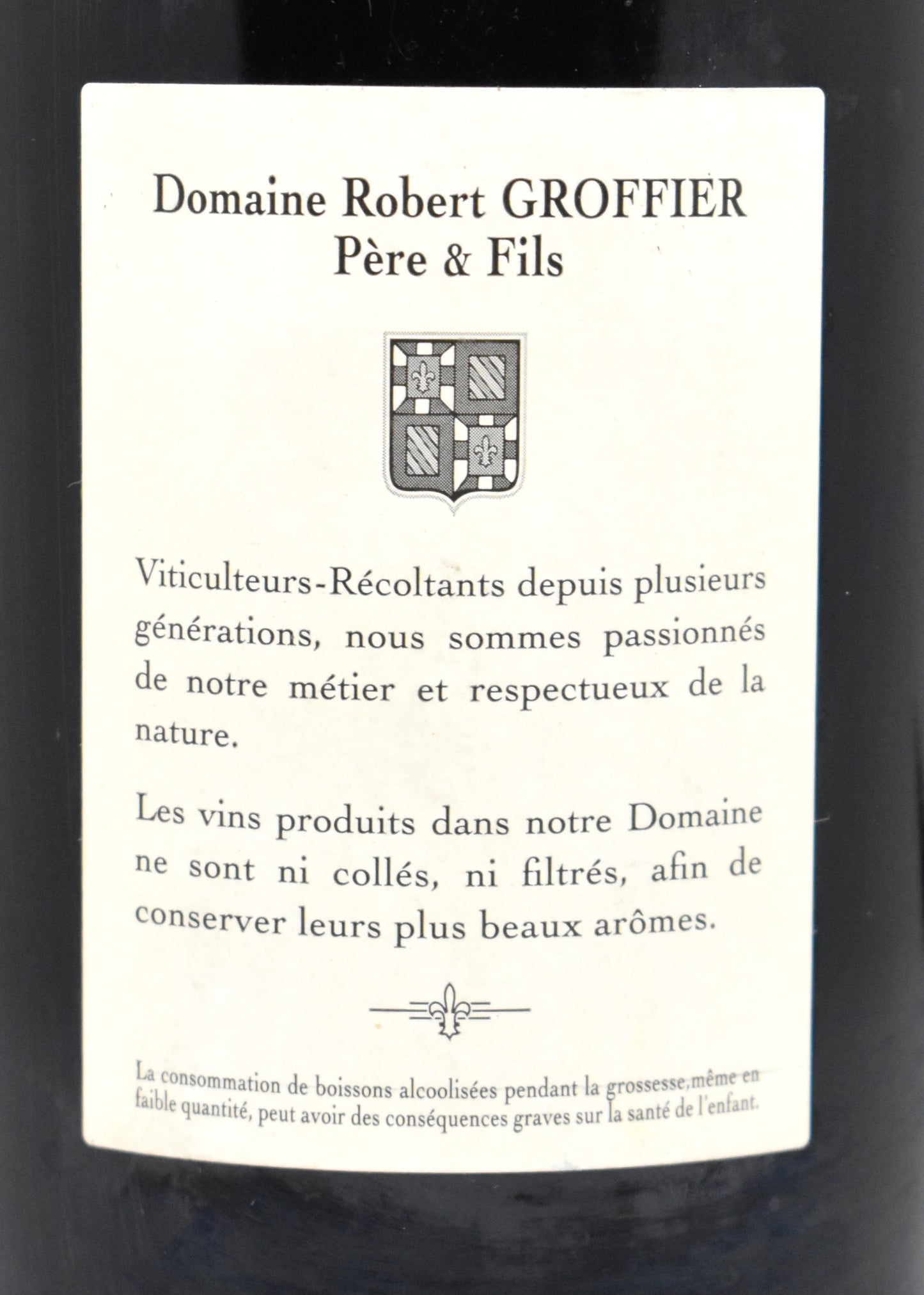 Rare vintage wine collection - Online shop Switzerland - Chambertin Clos de Bèze Groffier 2011