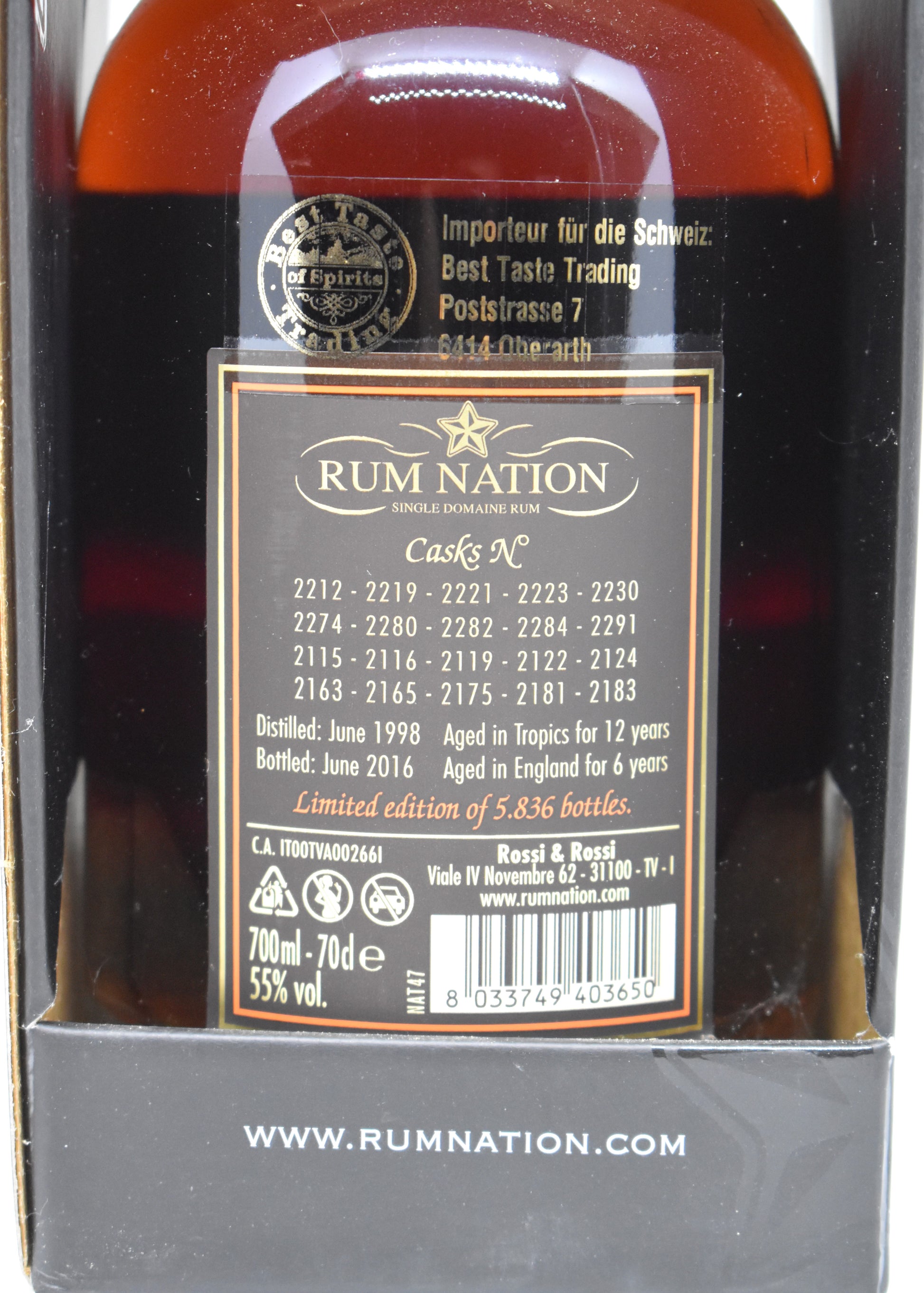 Caroni 18 years old 70cl 55% acheter
