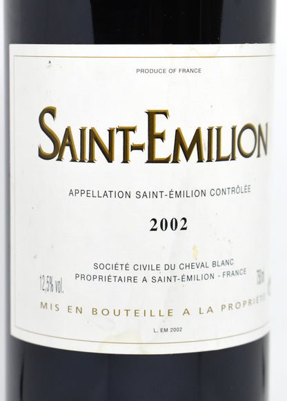 Offrir une bouteille de collection 2002