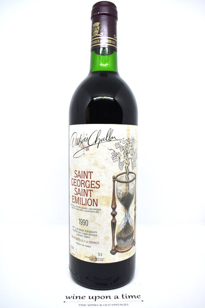 Saint-Georges-Saint-Émilion 1990, Bordeaux droit, cadeau millésime 1990 pour amateur