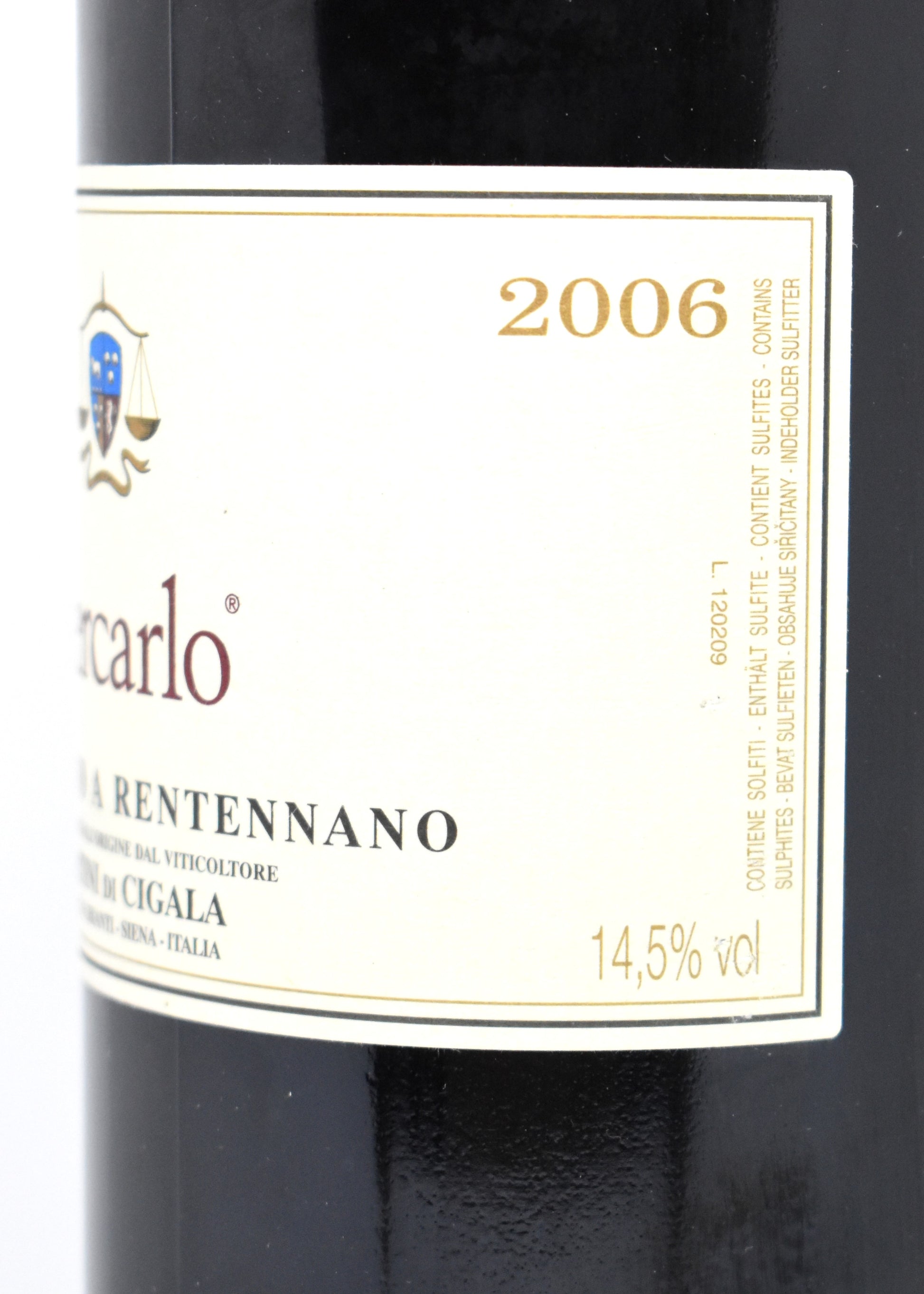 Idée cadeau vin d exception grand cru toscan millésime 2006 Percarlo San Giusto a Rentennano