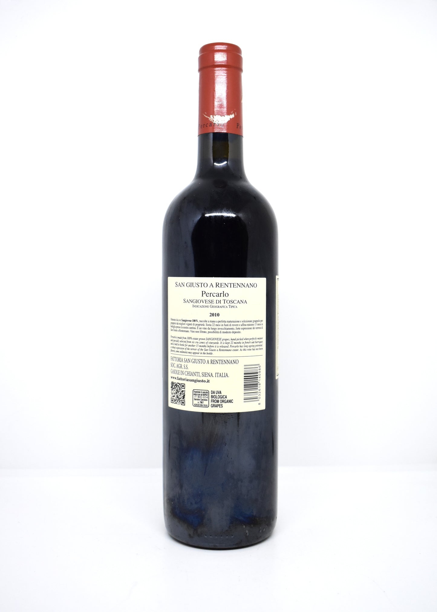 Bouteille de collection vin rare de Toscane cave amateur suisse acheter une bouteille de Percarlo 2010
