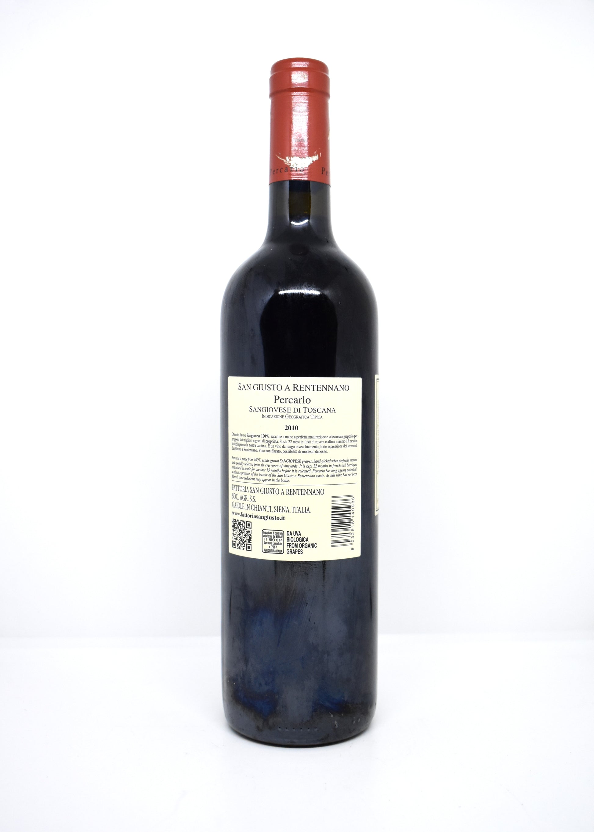 Bouteille de collection vin rare de Toscane cave amateur suisse acheter une bouteille de Percarlo 2010