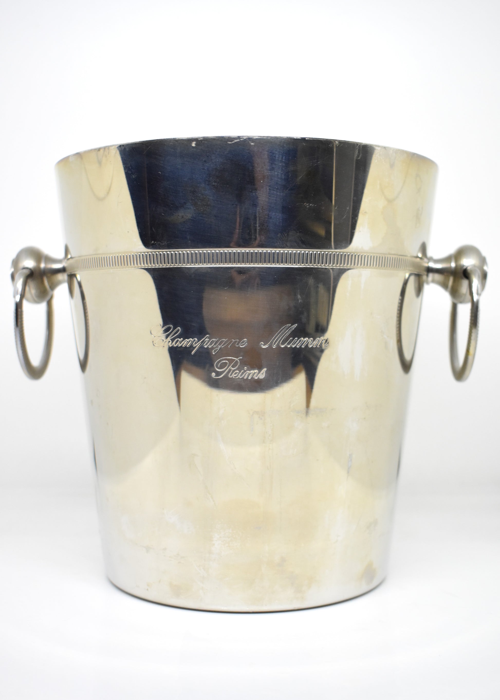Objet de collection vintage barware champagne acheter un seau a champagne Mumm Reims