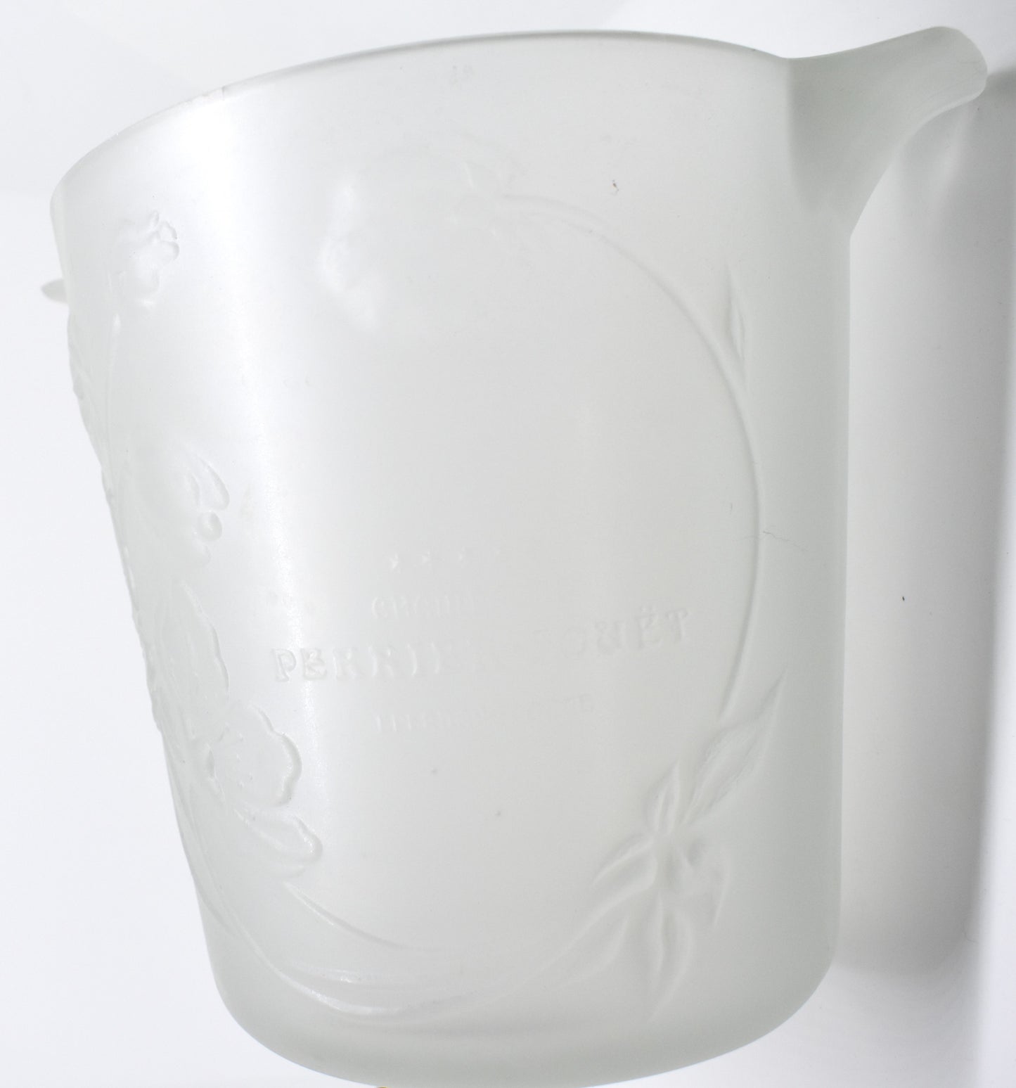 Perrier-Jouët Belle Époque glass ice bucket for display collection