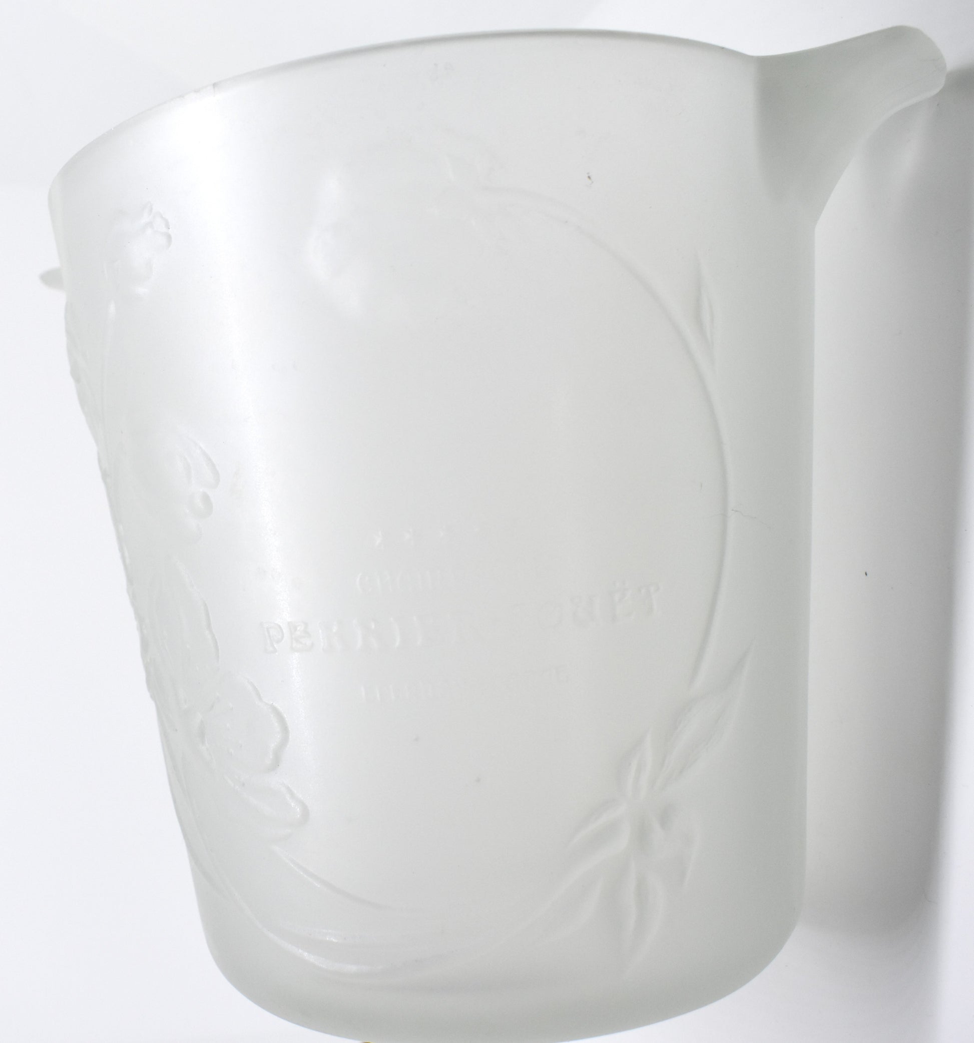 Perrier-Jouët Belle Époque glass ice bucket for display collection