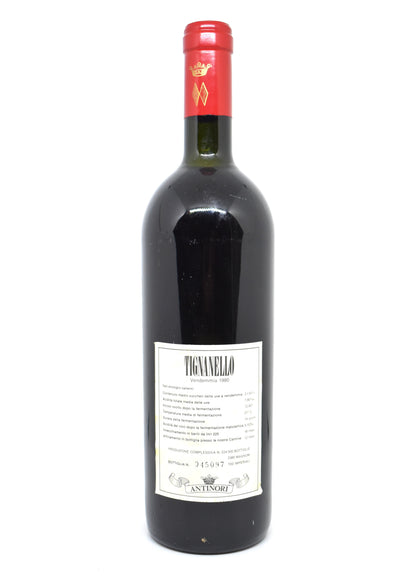 Vin italien de collection cave suisse 1980