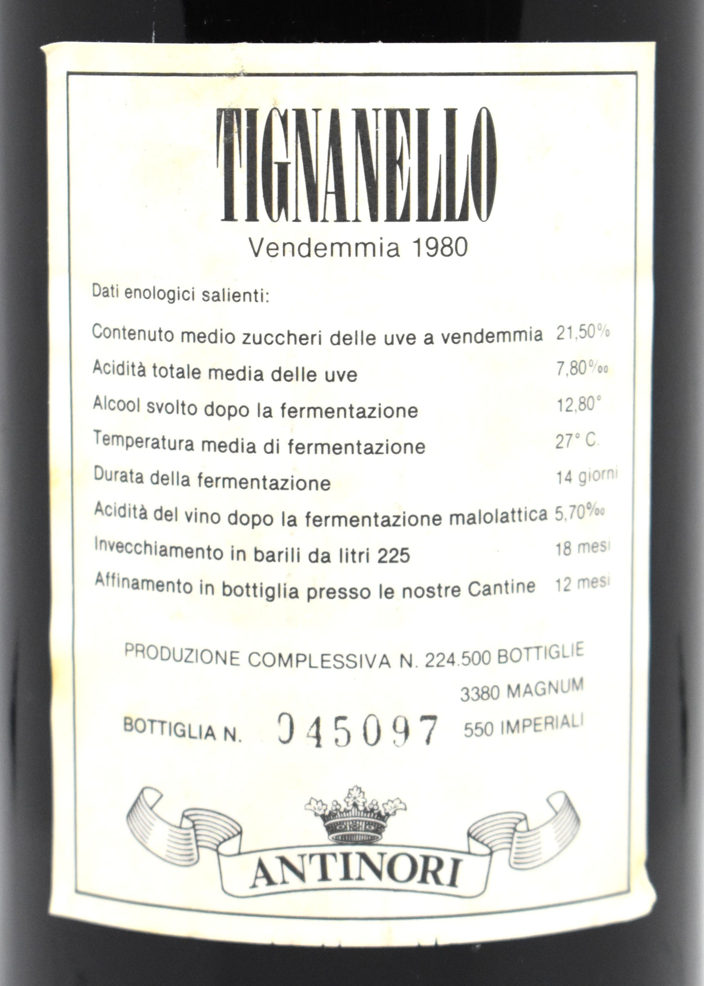 Buy Tignanello 1980 online 