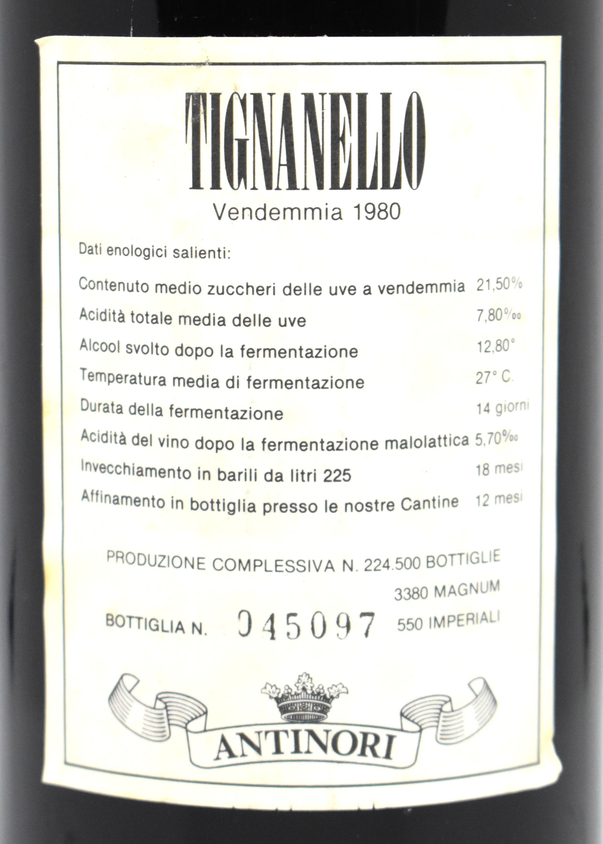 Buy Tignanello 1980 online 