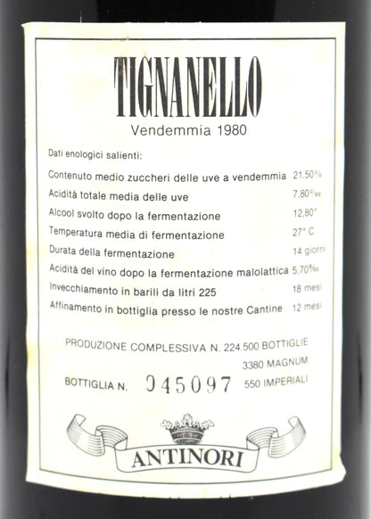 Buy Tignanello 1980 online 