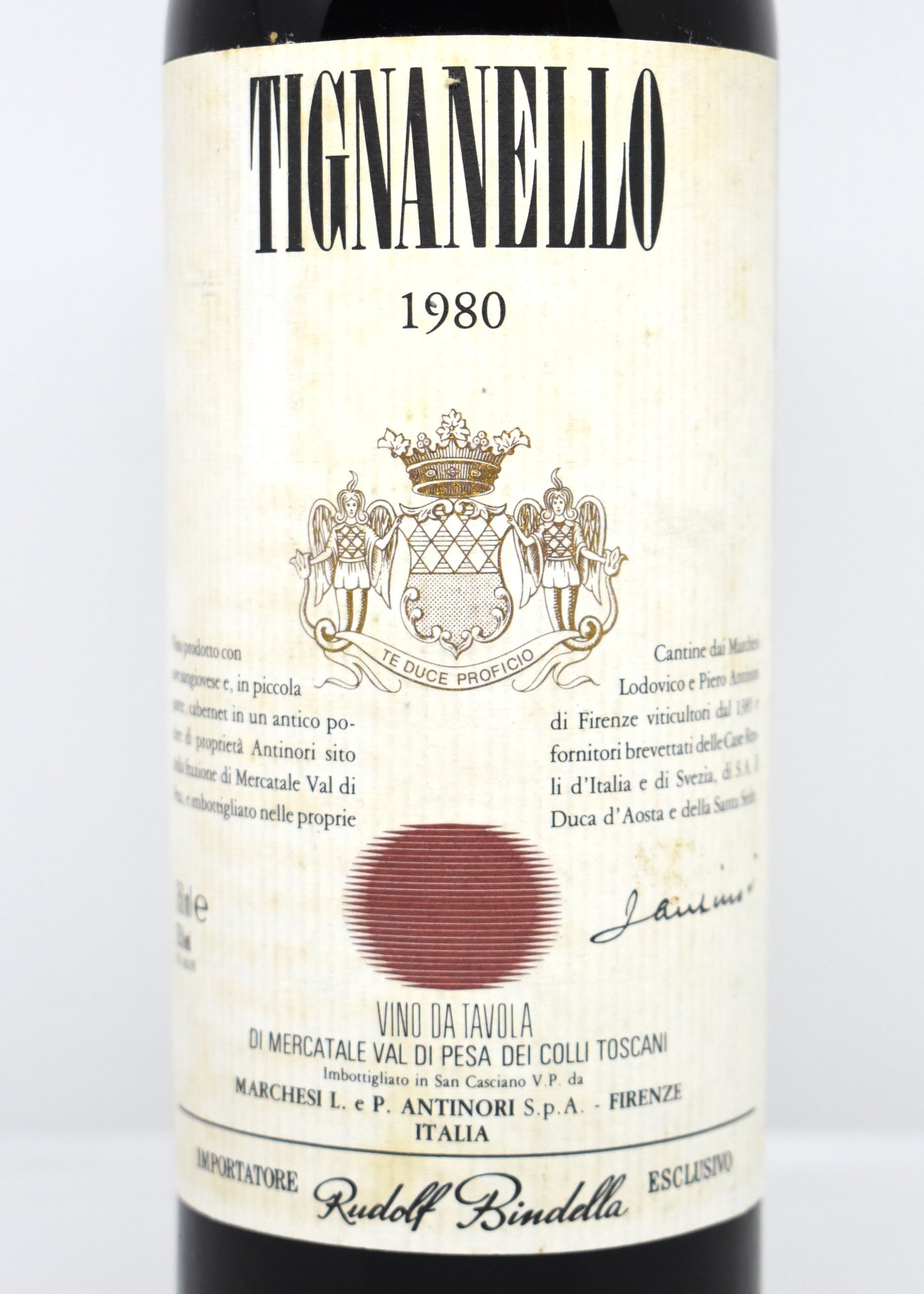 Vin Super Toscan millésime 1980