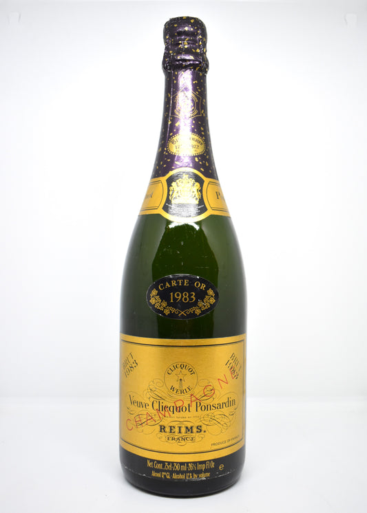 Champagne Veuve Clicquot Carte Or 1983 Brut