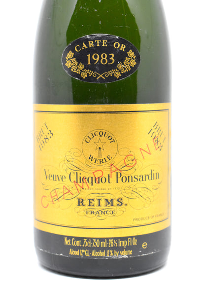 Acheter Champagne Veuve Clicquot millésimé 1983 