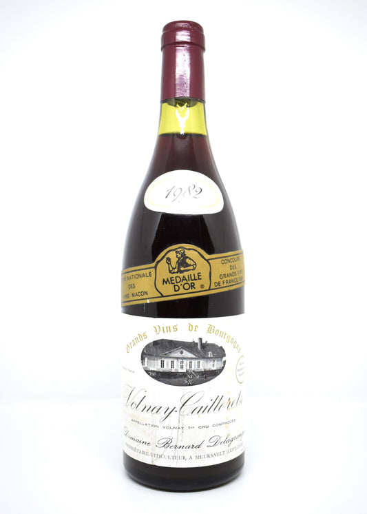 Bouteille Volnay 1er Cru Caillerets 1982 Bernard Delagrange vieux vin