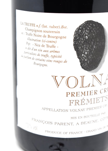 Volnay Frémiets 2010, expédition Europe, qualité cave