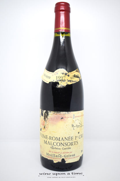 Vosne-Romanée 1er Cru Malconsorts 1997, climat recherché, cadeau 1997
