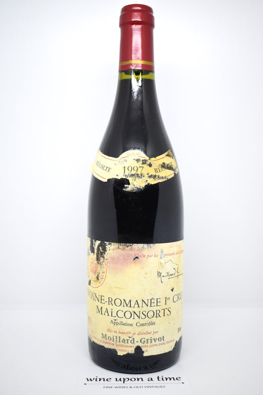 Vosne-Romanée 1er Cru Malconsorts 1997, climat recherché, cadeau 1997
