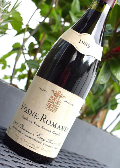 Vosne-Romanée 1989, livraison rapide France, prêt à offrir