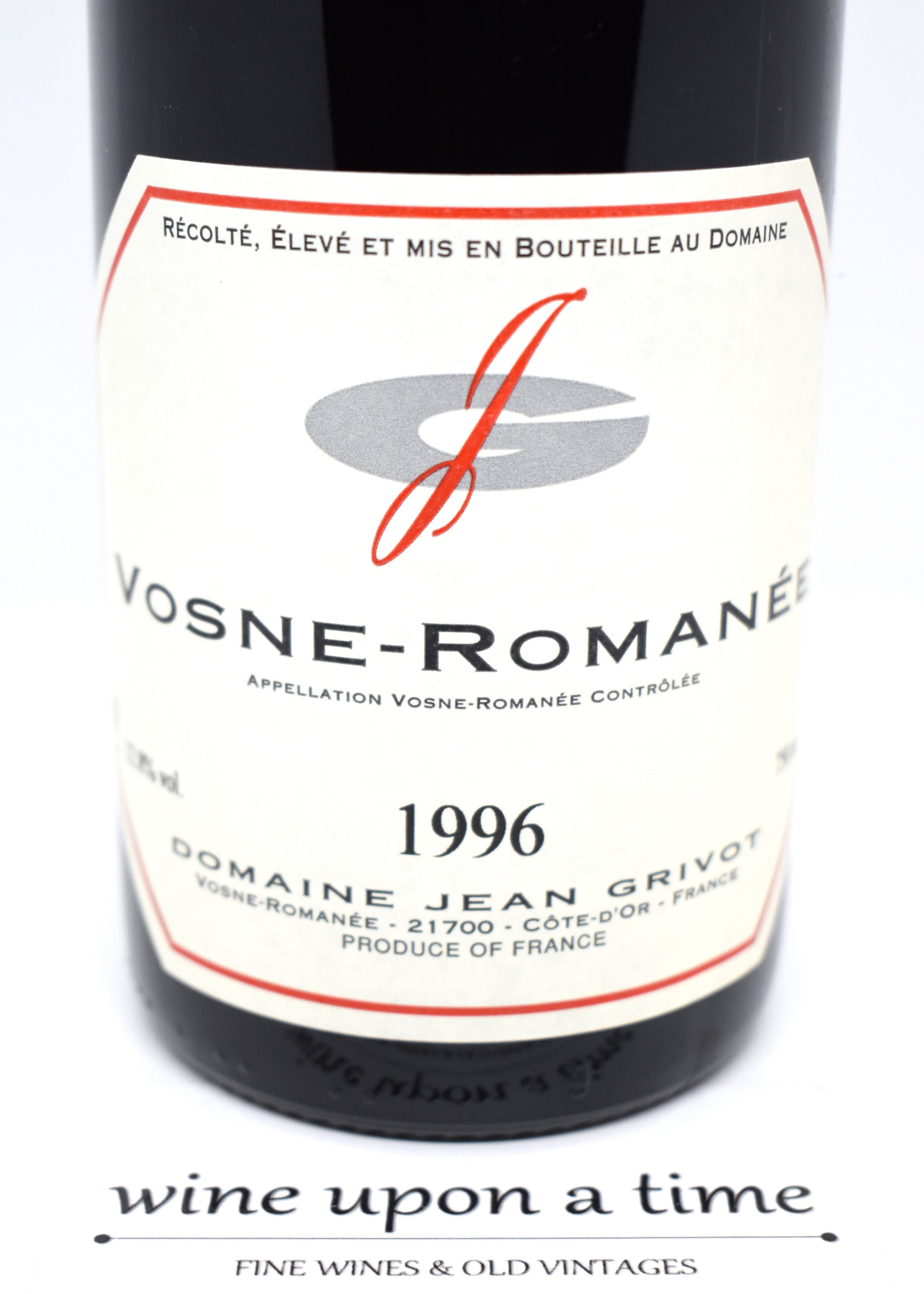 Vin rouge 1996 à offrir, Vosne-Romanée, millésime anniversaire 1996, choix élégant pour célébrer une date