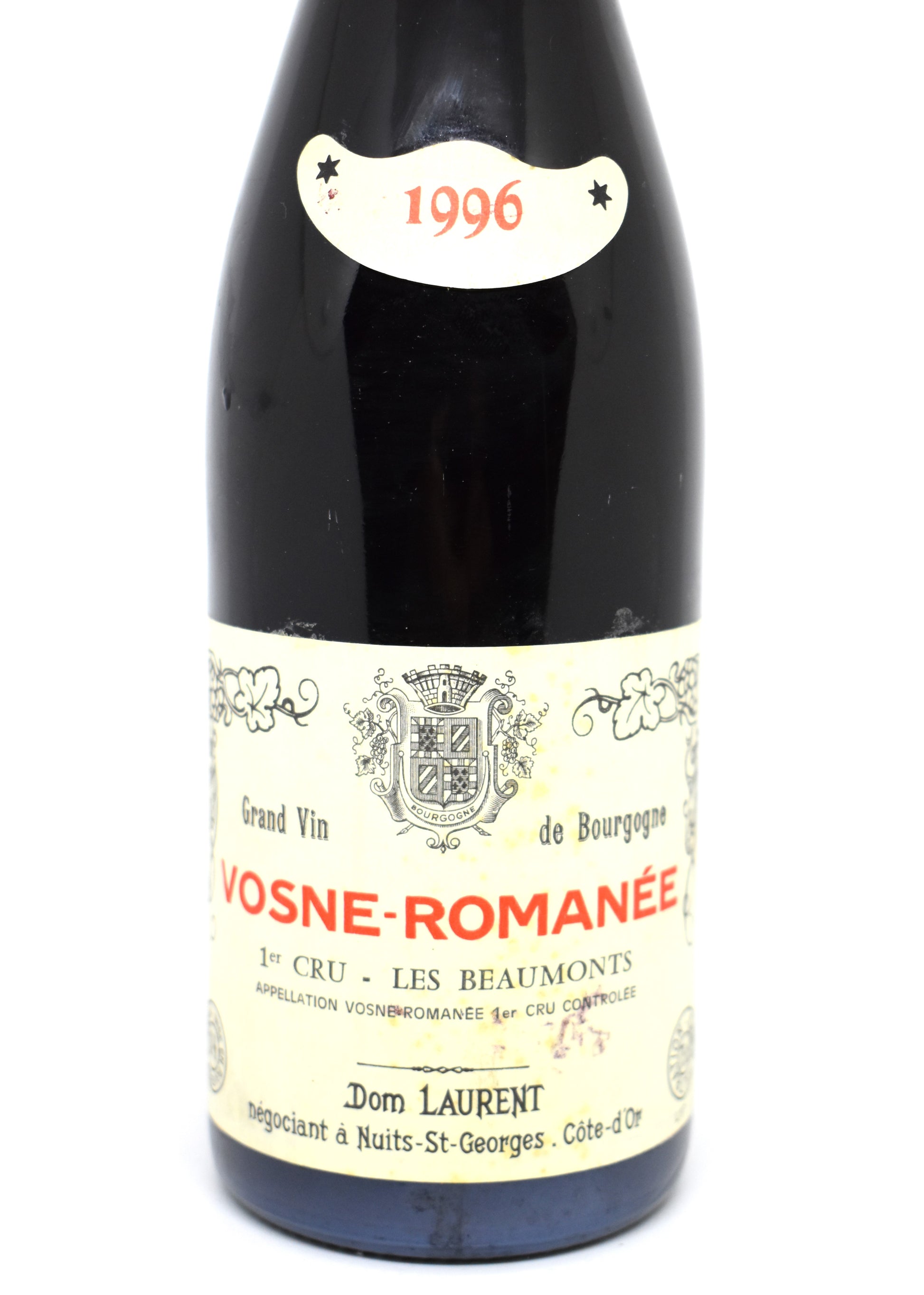 Acheter belle bouteille de Bourgogne de 1996 