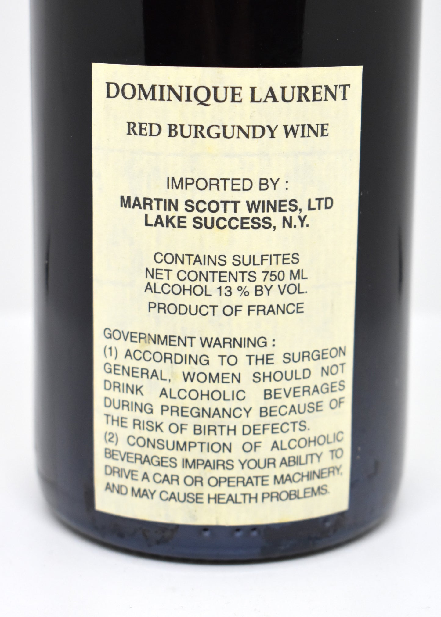 Acheter vin de Bourgogne de 1996 prix ?
